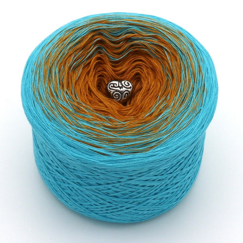 Australische Bucht – Farbverlaufsgarn von Chiemseegarn