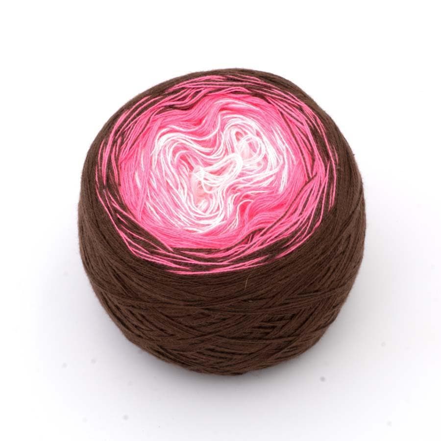 Chiemseedirndl - Bobbel Wolle und Farbverlaufsgarn von Chiemseegarn