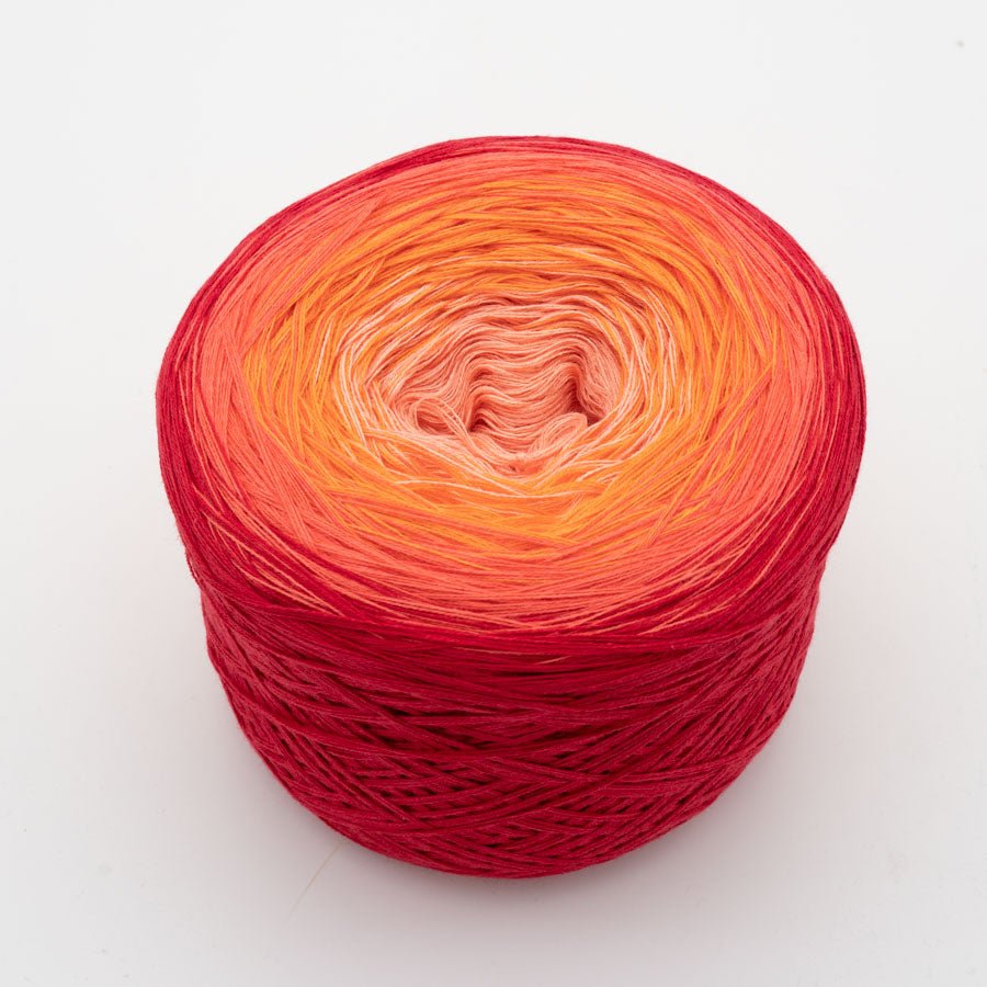 Cocktail am Abend - Bobbel Wolle und Farbverlaufsgarn von Chiemseegarn