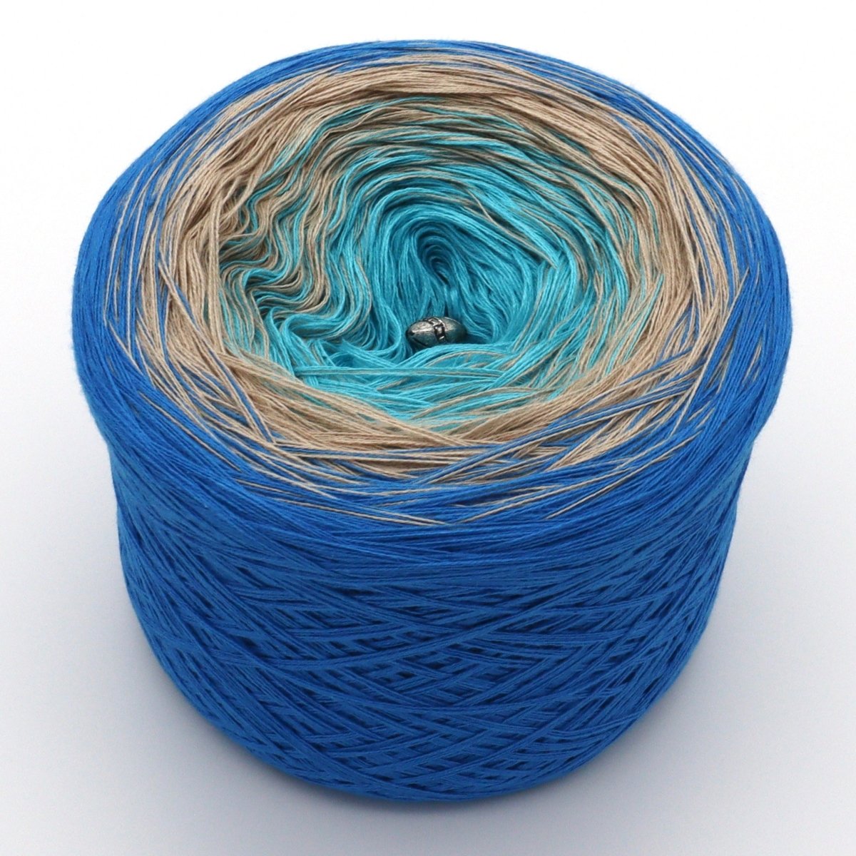 Curaçao - Bobbel Wolle und Farbverlaufsgarn von Chiemseegarn