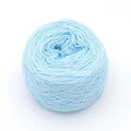 Einfarbiges gefachtes Garn "Aqua" - Bobbel Wolle und Farbverlaufsgarn von Chiemseegarn