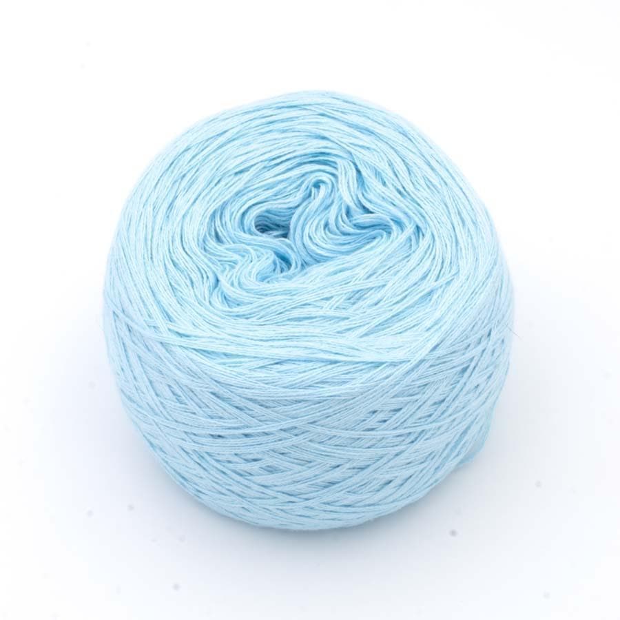 Einfarbiges gefachtes Garn "Aqua" - Bobbel Wolle und Farbverlaufsgarn von Chiemseegarn