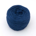 Einfarbiges gefachtes Garn "Atlantik" - Bobbel Wolle und Farbverlaufsgarn von Chiemseegarn