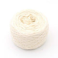 Einfarbiges gefachtes Garn "Creme" - Bobbel Wolle und Farbverlaufsgarn von Chiemseegarn
