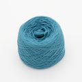 Einfarbiges gefachtes Garn "Hellpetrol" - Bobbel Wolle und Farbverlaufsgarn von Chiemseegarn