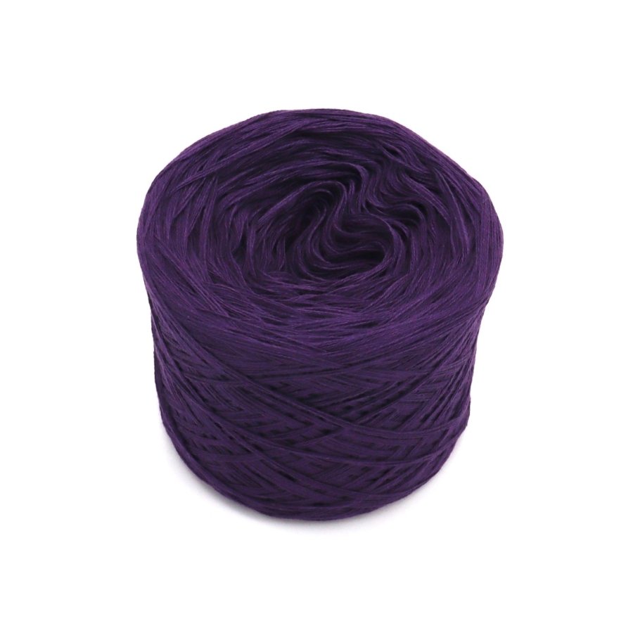 Einfarbiges gefachtes Garn "Lila" - Bobbel Wolle und Farbverlaufsgarn von Chiemseegarn
