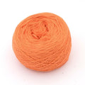 Einfarbiges gefachtes Garn "Mango" - Bobbel Wolle und Farbverlaufsgarn von Chiemseegarn