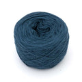 Einfarbiges gefachtes Garn "Petrol" - Bobbel Wolle und Farbverlaufsgarn von Chiemseegarn