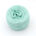 Einfarbiges gefachtes Garn "Pistazie" - Bobbel Wolle und Farbverlaufsgarn von Chiemseegarn