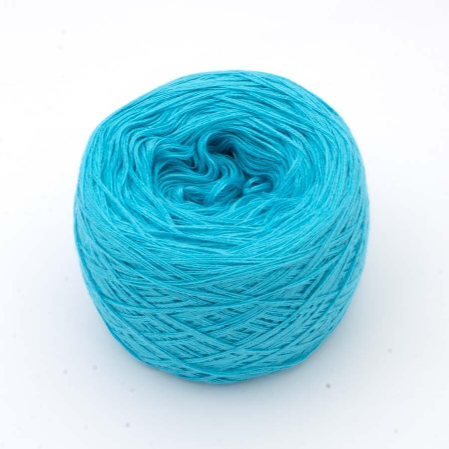 Einfarbiges gefachtes Garn "Riviera" - Bobbel Wolle und Farbverlaufsgarn von Chiemseegarn