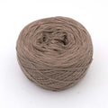 Einfarbiges gefachtes Garn "Schlamm" - Bobbel Wolle und Farbverlaufsgarn von Chiemseegarn