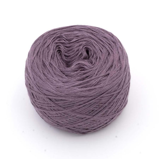 Einfarbiges gefachtes Garn "Violett" - Bobbel Wolle und Farbverlaufsgarn von Chiemseegarn
