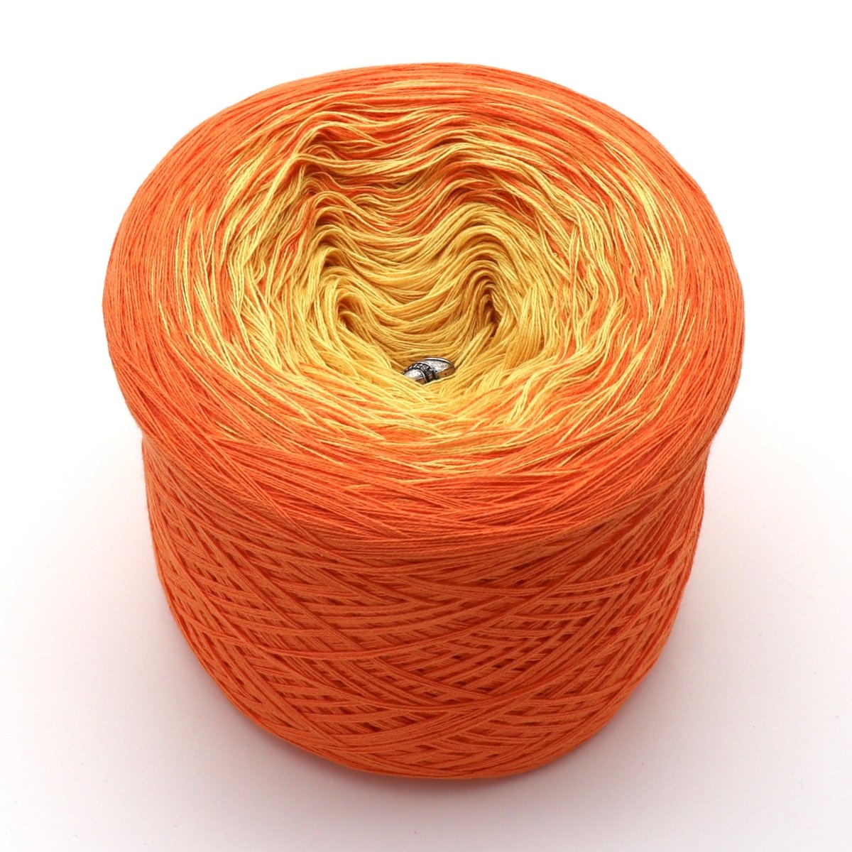 Faschingsmaske - Bobbel Wolle und Farbverlaufsgarn von Chiemseegarn