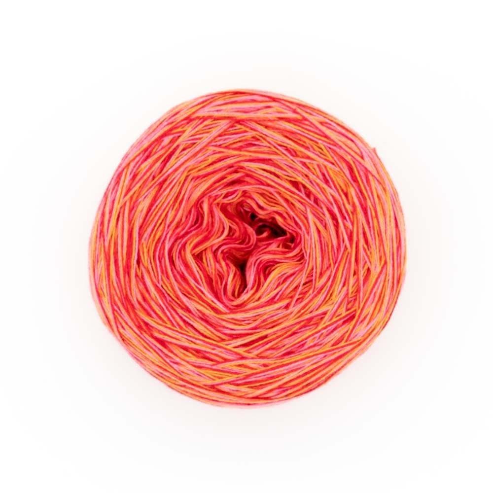 Feuersturm - Bobbel Wolle und Farbverlaufsgarn von Chiemseegarn