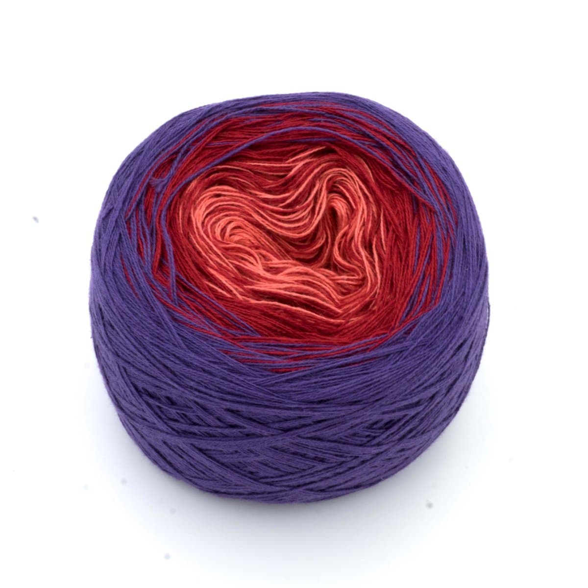 Feuriger Amethyst - Bobbel Wolle und Farbverlaufsgarn von Chiemseegarn