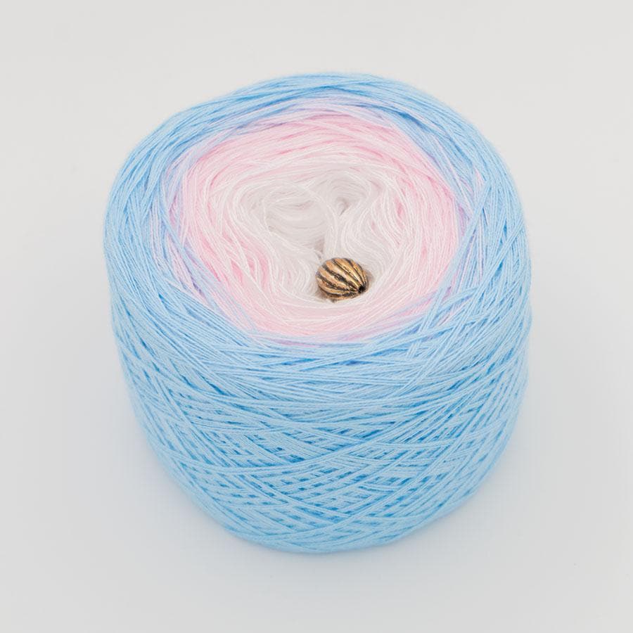 Frühlingsstern - Bobbel Wolle und Farbverlaufsgarn von Chiemseegarn