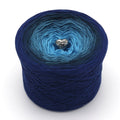 Geheimnisvoller Ozean - Bobbel Wolle und Farbverlaufsgarn von Chiemseegarn