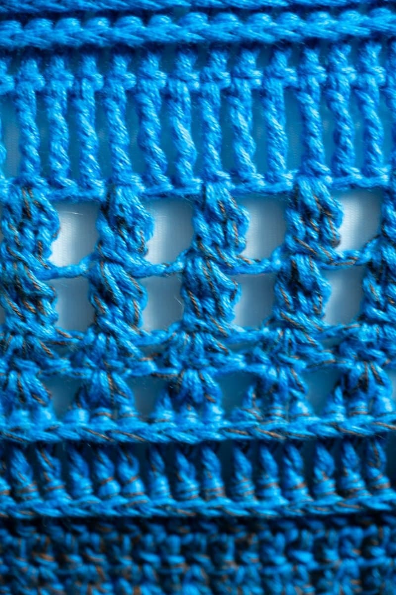 Häkelponcho "Roma" - Bobbel Wolle und Farbverlaufsgarn von Chiemseegarn