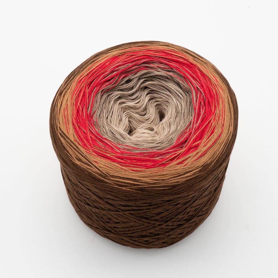 Herbststimmung - Bobbel Wolle und Farbverlaufsgarn von Chiemseegarn