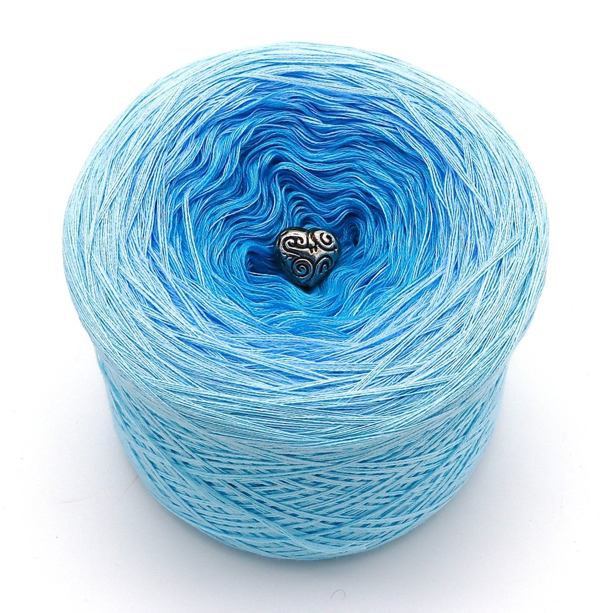 Indischer Ozean - Bobbel Wolle und Farbverlaufsgarn von Chiemseegarn