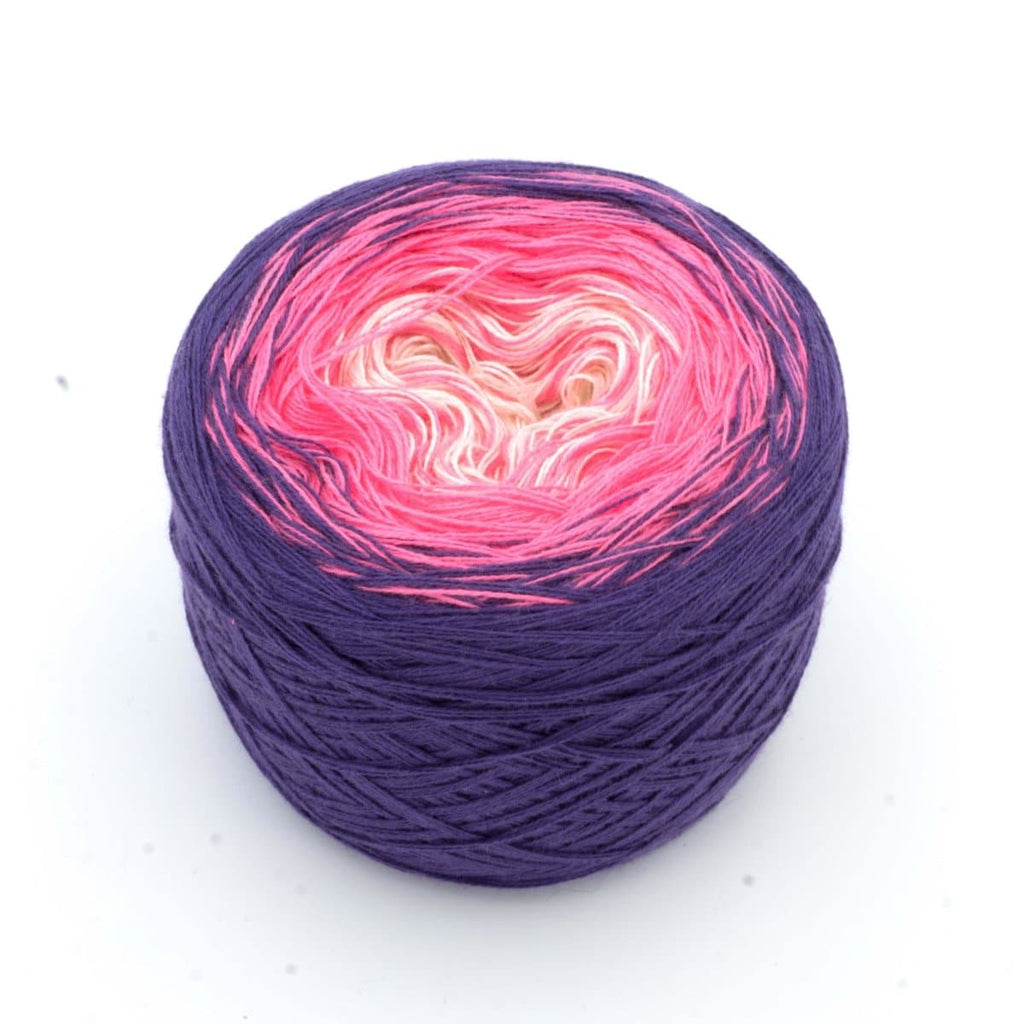 Königlich Lila – Farbverlaufsgarn von Chiemseegarn
