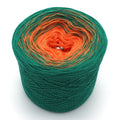 Kürbis - Bobbel Wolle und Farbverlaufsgarn von Chiemseegarn