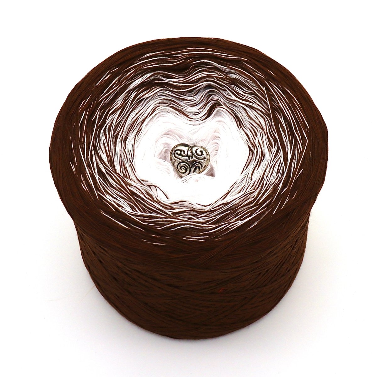 Mousse au chocolat - Bobbel Wolle und Farbverlaufsgarn von Chiemseegarn