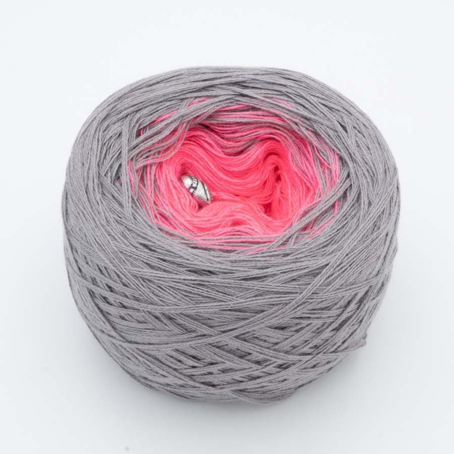 Pink Love - Bobbel Wolle und Farbverlaufsgarn von Chiemseegarn