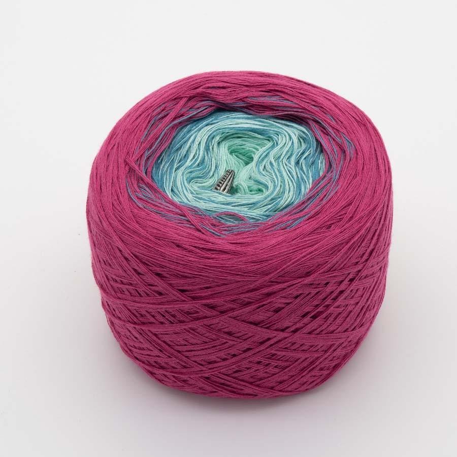 Seeanemone – Farbverlaufsgarn von Chiemseegarn