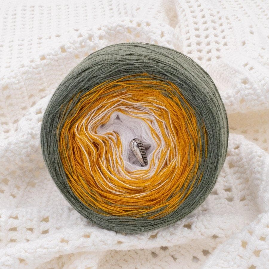 Sonnenblume - Bobbel Wolle und Farbverlaufsgarn von Chiemseegarn