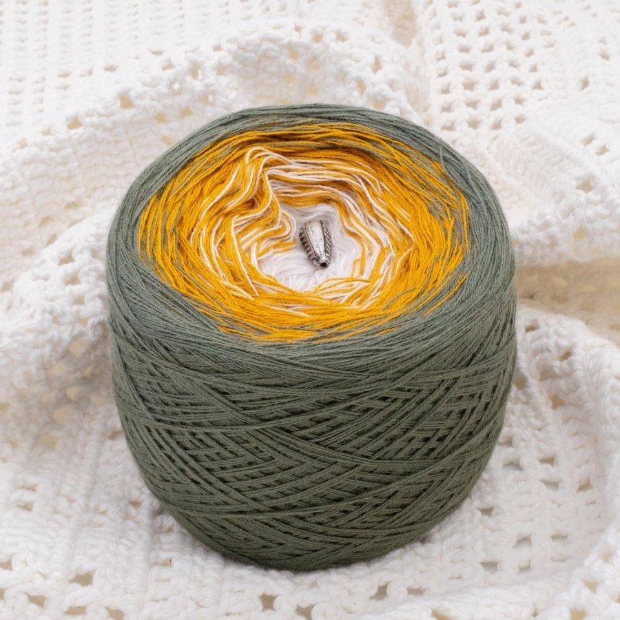Sonnenblume - Bobbel Wolle und Farbverlaufsgarn von Chiemseegarn
