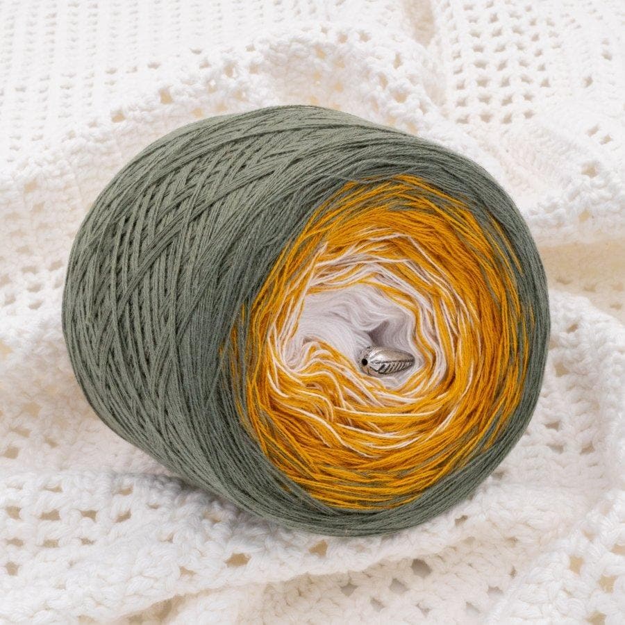 Sonnenblume - Bobbel Wolle und Farbverlaufsgarn von Chiemseegarn