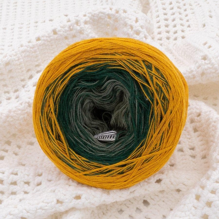 Sonnensegel - Bobbel Wolle und Farbverlaufsgarn von Chiemseegarn