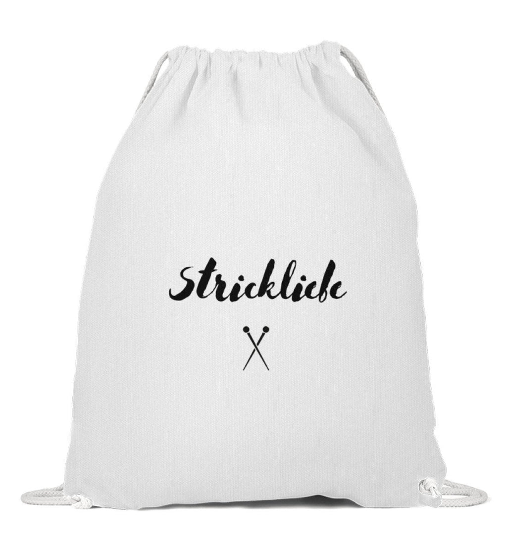 Stricktasche / Strickbeutel aus Baumwolle - Bobbel Wolle und Farbverlaufsgarn von Chiemseegarn