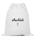 Stricktasche / Strickbeutel aus Baumwolle - Bobbel Wolle und Farbverlaufsgarn von Chiemseegarn