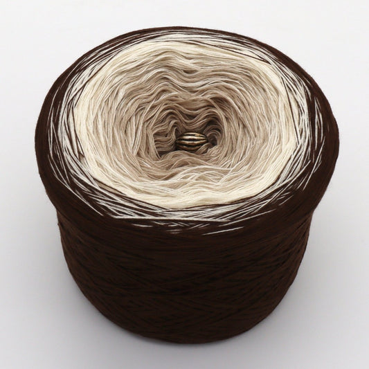 Tiramisu - Bobbel Wolle und Farbverlaufsgarn von Chiemseegarn