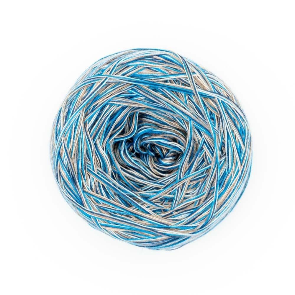 Tosende See - Bobbel Wolle und Farbverlaufsgarn von Chiemseegarn