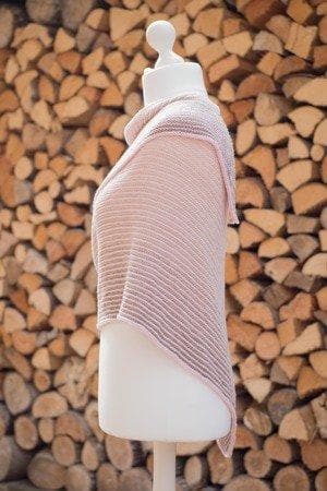 Tuch "Landleben" - Bobbel Wolle und Farbverlaufsgarn von Chiemseegarn