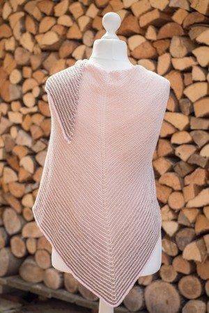 Tuch "Landleben" - Bobbel Wolle und Farbverlaufsgarn von Chiemseegarn