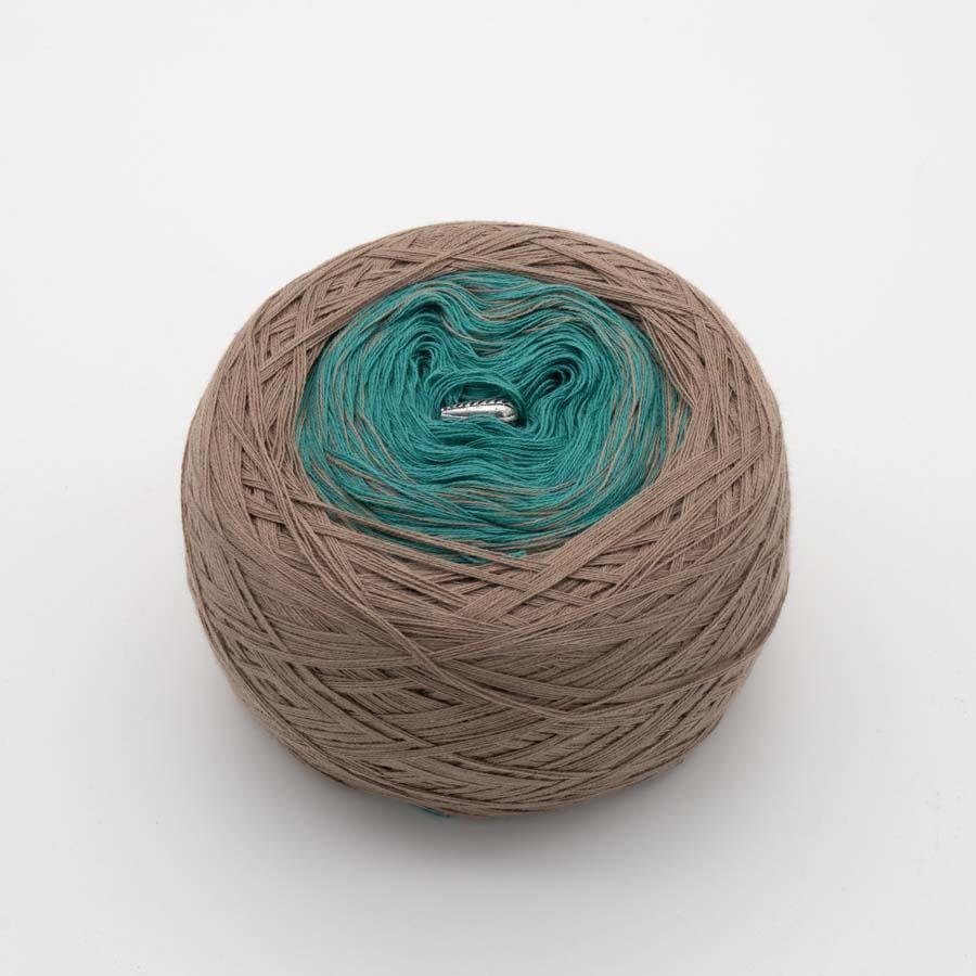 Türkisfelsen - Bobbel Wolle und Farbverlaufsgarn von Chiemseegarn