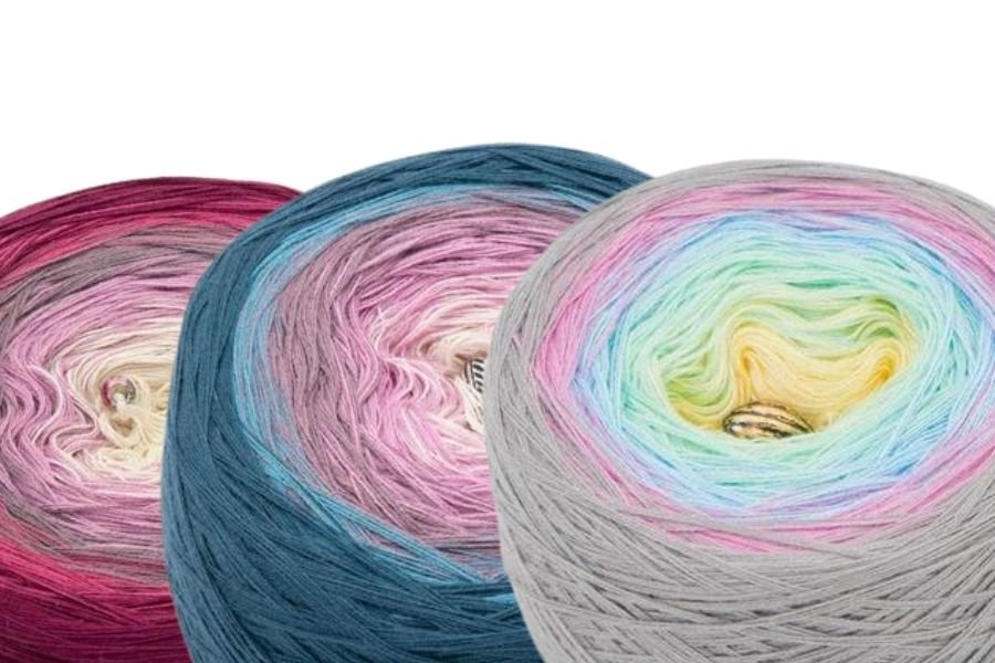 Wunschwicklung 5-farbig - Bobbel Wolle und Farbverlaufsgarn von Chiemseegarn