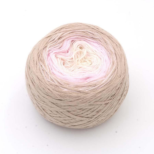Zarte Rose - Bobbel Wolle und Farbverlaufsgarn von Chiemseegarn