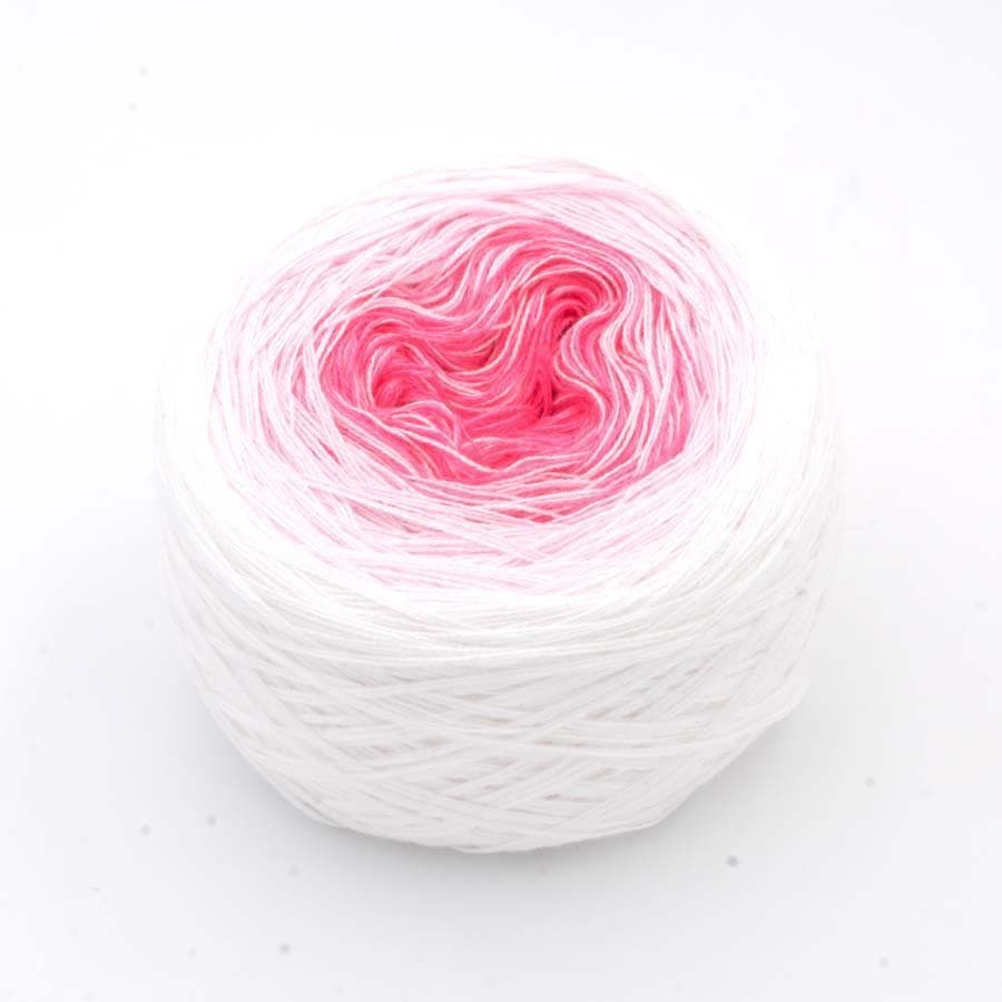 Zartes Pink - Bobbel Wolle und Farbverlaufsgarn von Chiemseegarn